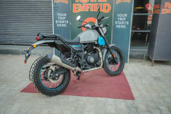 Royal Enfield Scram 411 Right Rear Three Quarter Royal Enfield Scram 411 Right Rear Three Quarter