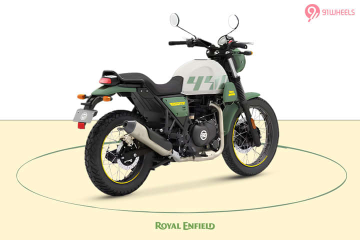 Royal Enfield Scram 440 Right Rear Three Quarter