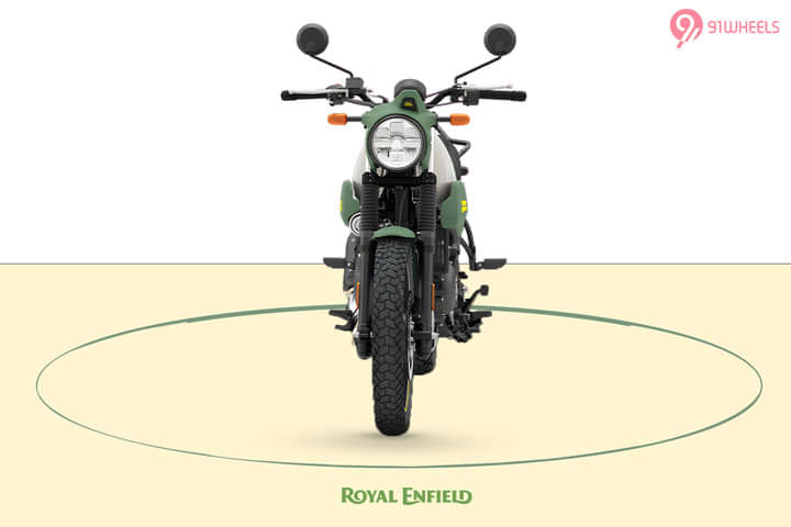 Royal Enfield Scram 440 Front View