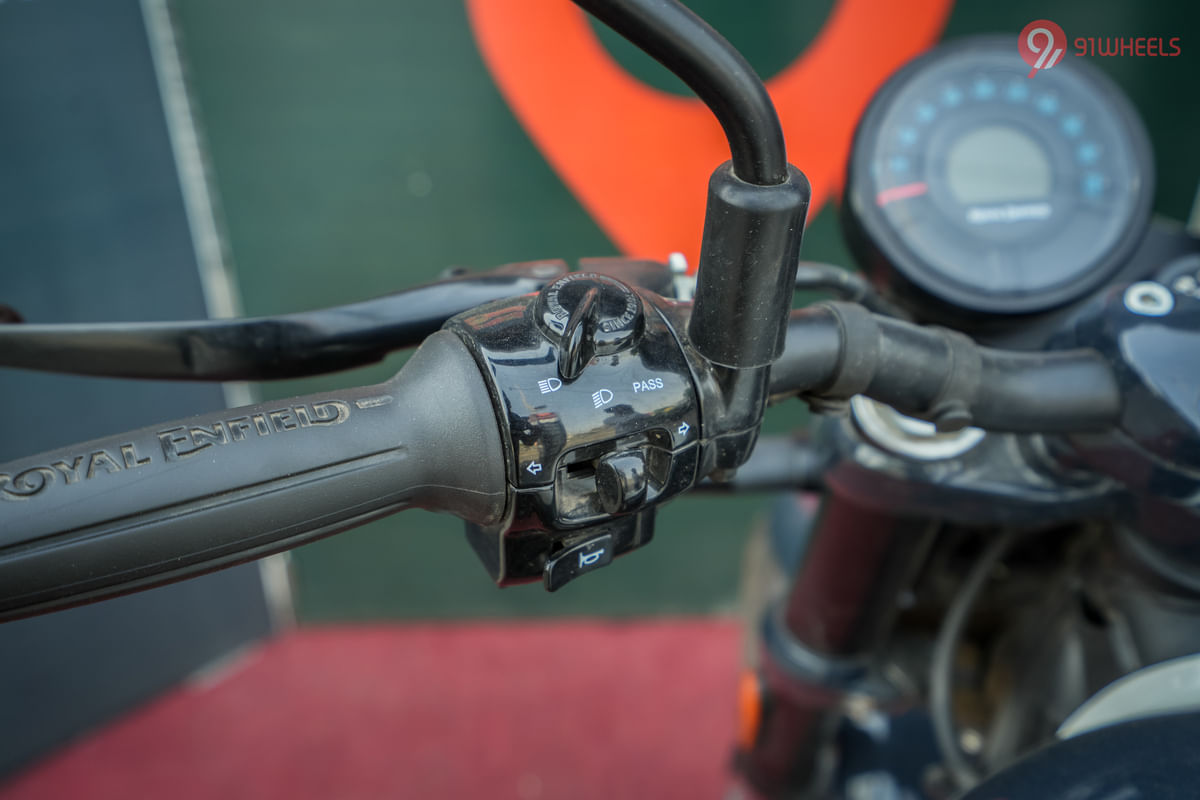 Royal Enfield Shotgun 650 High Beam Low Beam Switch