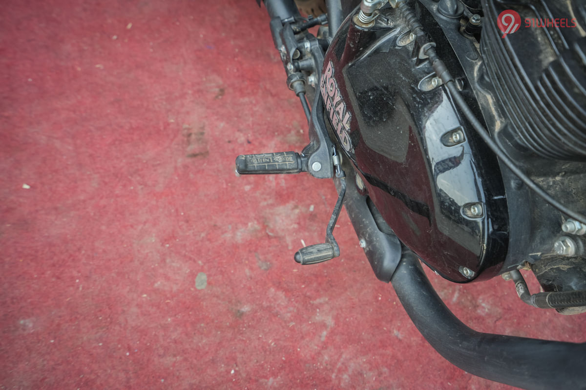 Royal Enfield Shotgun 650 Rider Footpeg