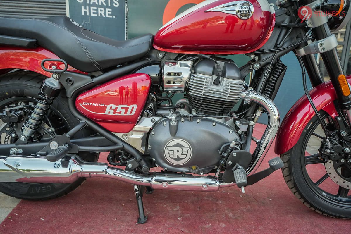 Royal Enfield Super Meteor 650 Engine From Right