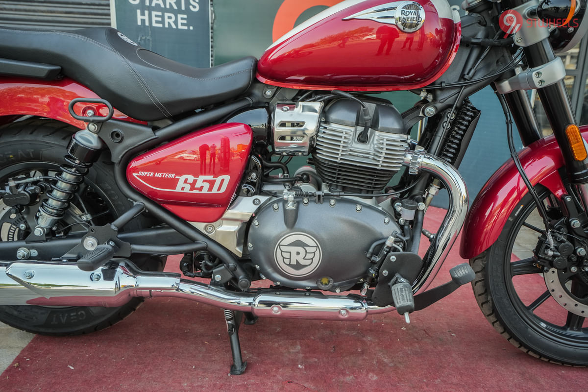 Royal Enfield Super Meteor 650 Engine From Right