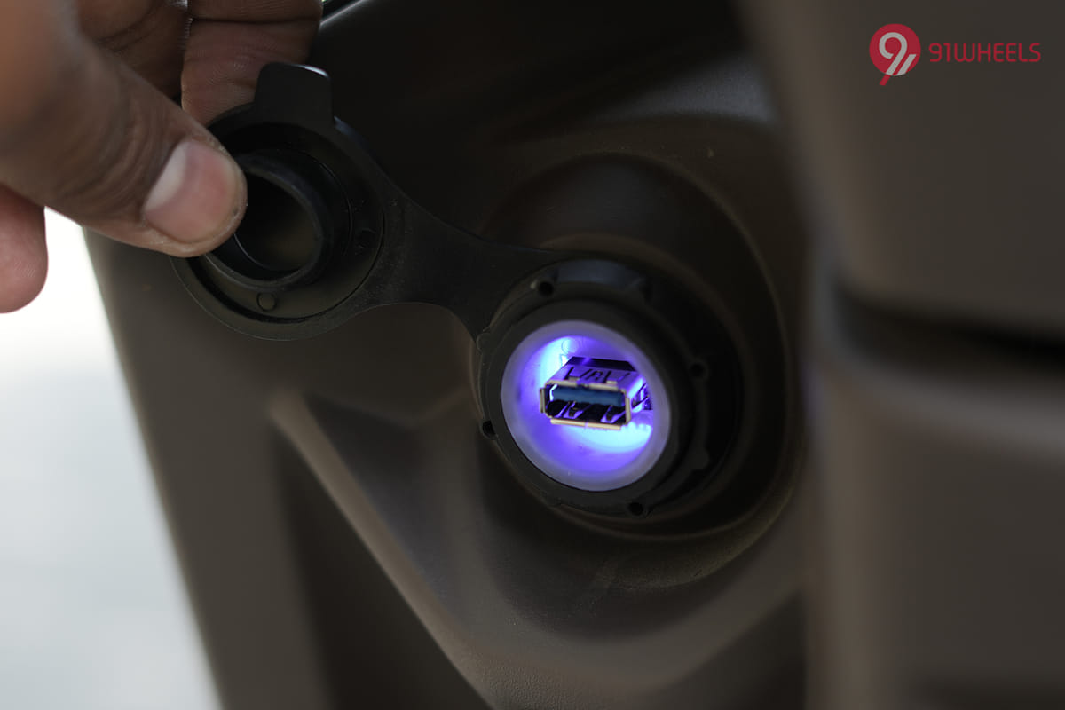 Suzuki Access 125 USB Charging Port