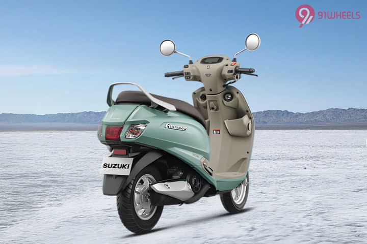 Suzuki Access 125 Right Rear Three Quarter Suzuki Access 125 Right Rear Three Quarter