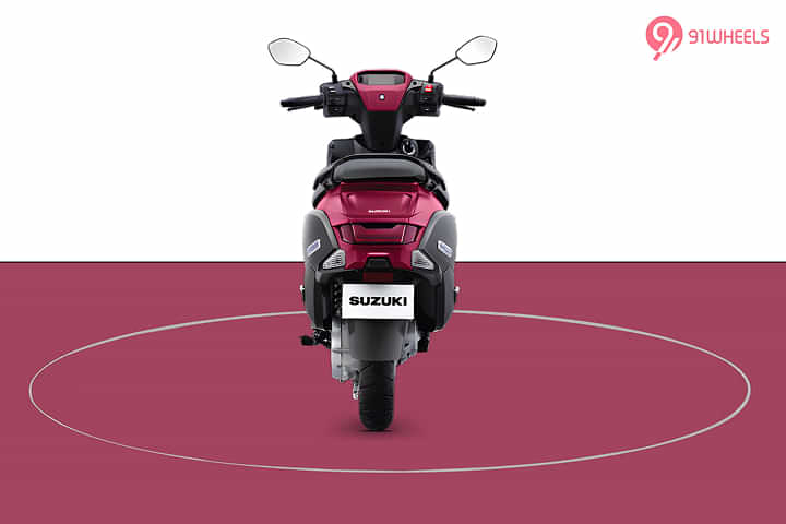 Suzuki E Access Rear View Suzuki E Access Rear View