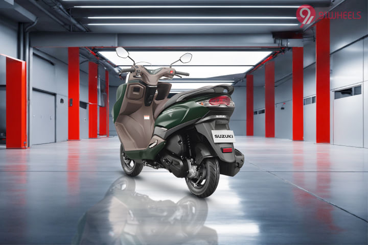 Suzuki Burgman Street Left Rear Three Quarter