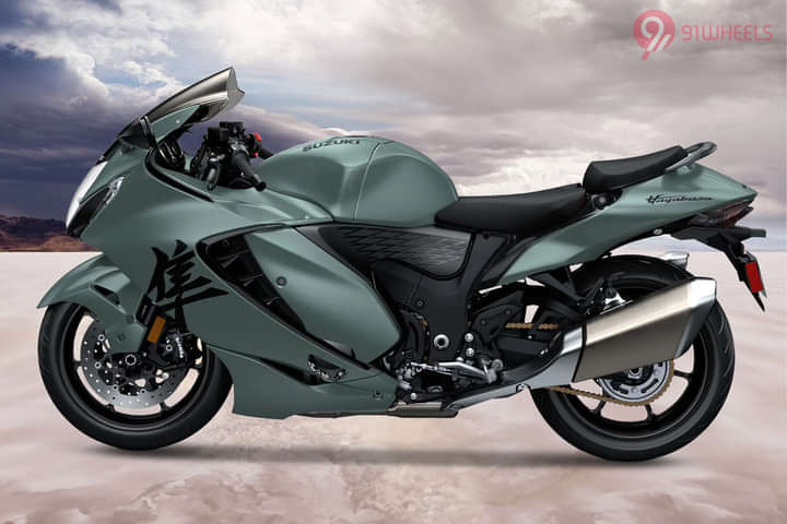 Suzuki Hayabusa Left Side View