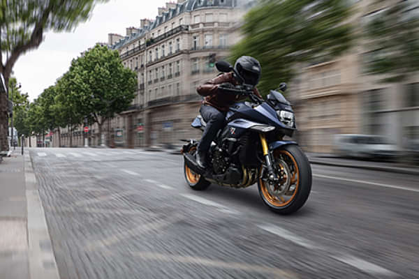 Suzuki Katana Riding Shot