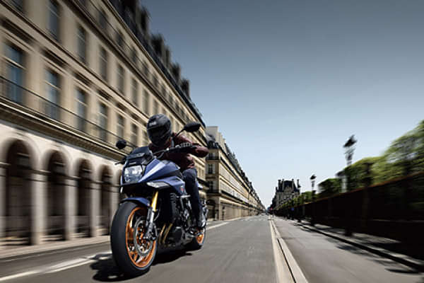 Suzuki Katana Riding Shot