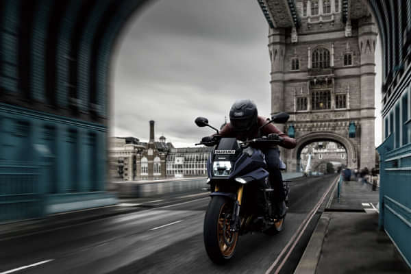 Suzuki Katana Riding Shot