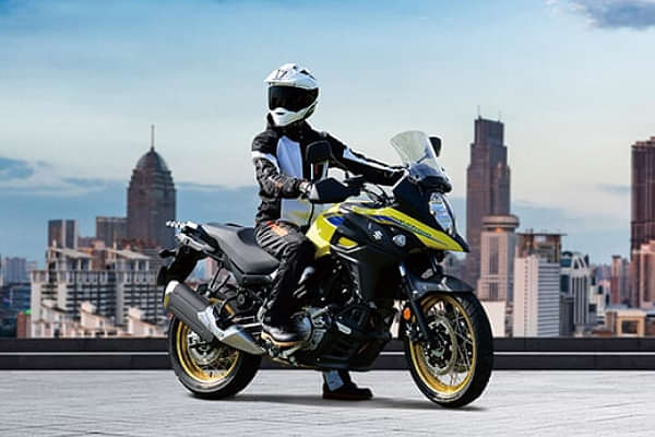 Suzuki V Strom 650 XT Riding Shot