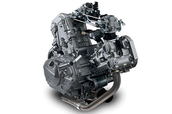 Suzuki V Strom 650 XT Engine From Right