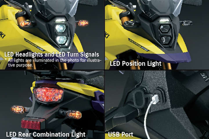 Suzuki V-Strom 800DE USB Port