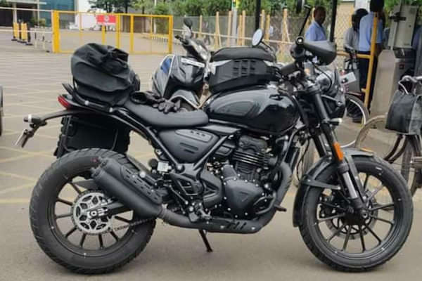 Triumph Bajaj Scrambler 350 Side Profile LR
