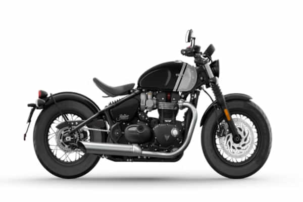 Triumph Bonneville Bobber Right Side View Triumph Bonneville Bobber Right Side View