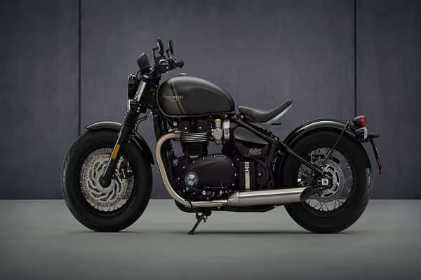 Triumph Bonneville Bobber Left Side View