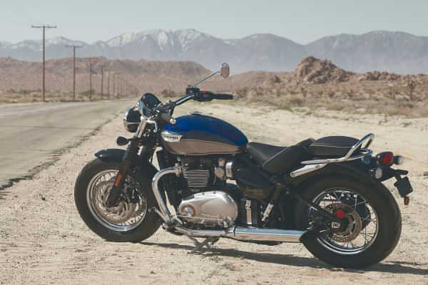 Triumph Bonneville Speedmaster Left Rear Three Quarter Triumph Bonneville Speedmaster Left Rear Three Quarter