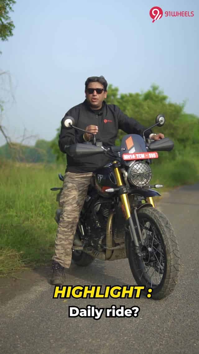 Triumph Scrambler 400 XC Video