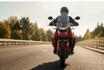 Triumph Tiger 850 Sport Front View Triumph Tiger 850 Sport Front View