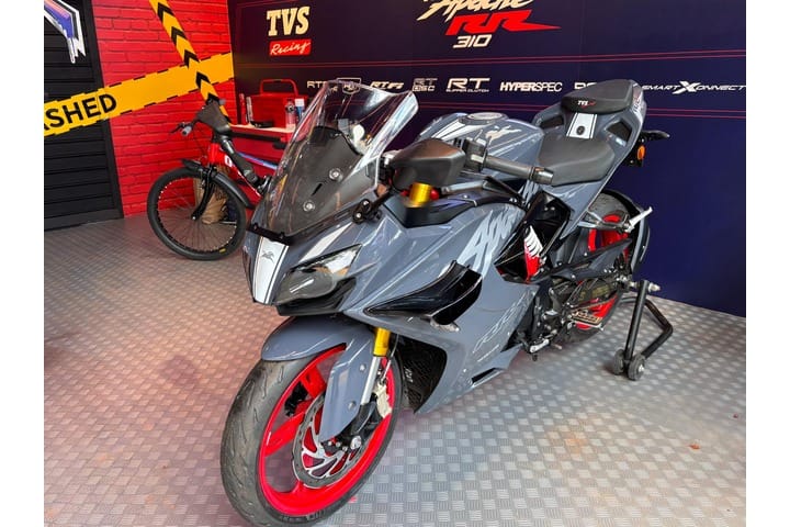 TVS Apache RR 310 Left Front Three Quarter TVS Apache RR 310 Left Front Three Quarter