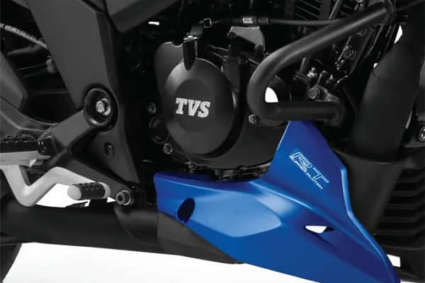 TVS Apache RTR 200 4V Engine From Right
