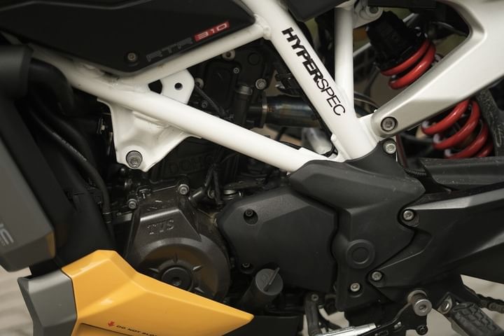 TVS Apache RTR 310 Engine From Left