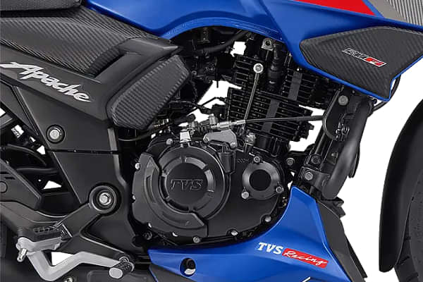 TVS Apache RTR 160 Engine From Right
