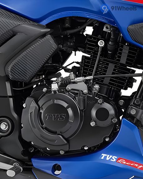 Apache RTR 160 Engine From Right