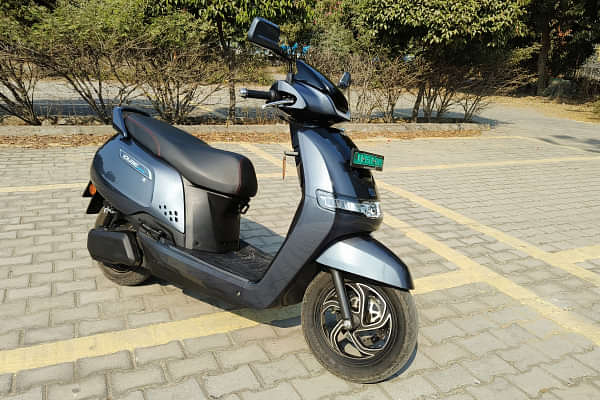 TVS iQube Electric Right Front Three Quarter