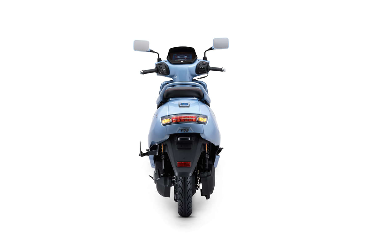 TVS iQube Electric Rear View