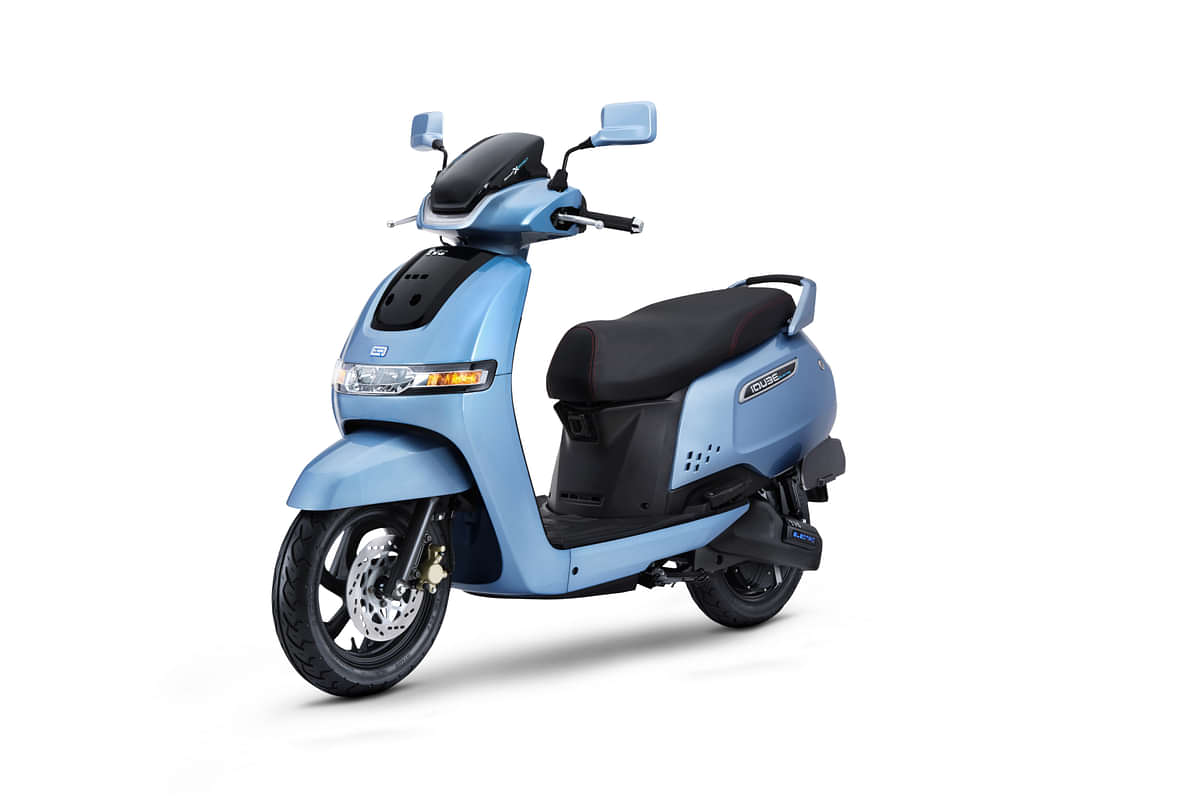 TVS iQube Electric Left Front Three Quarter