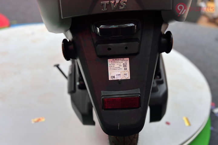TVS iQube Electric Rear Mudguard