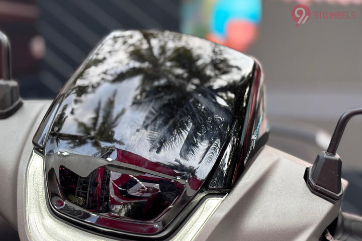 TVS iQube Electric Visor