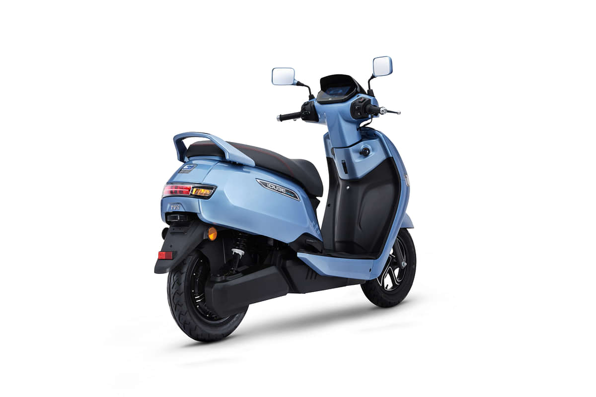 TVS iQube Electric Right Rear Three Quarter