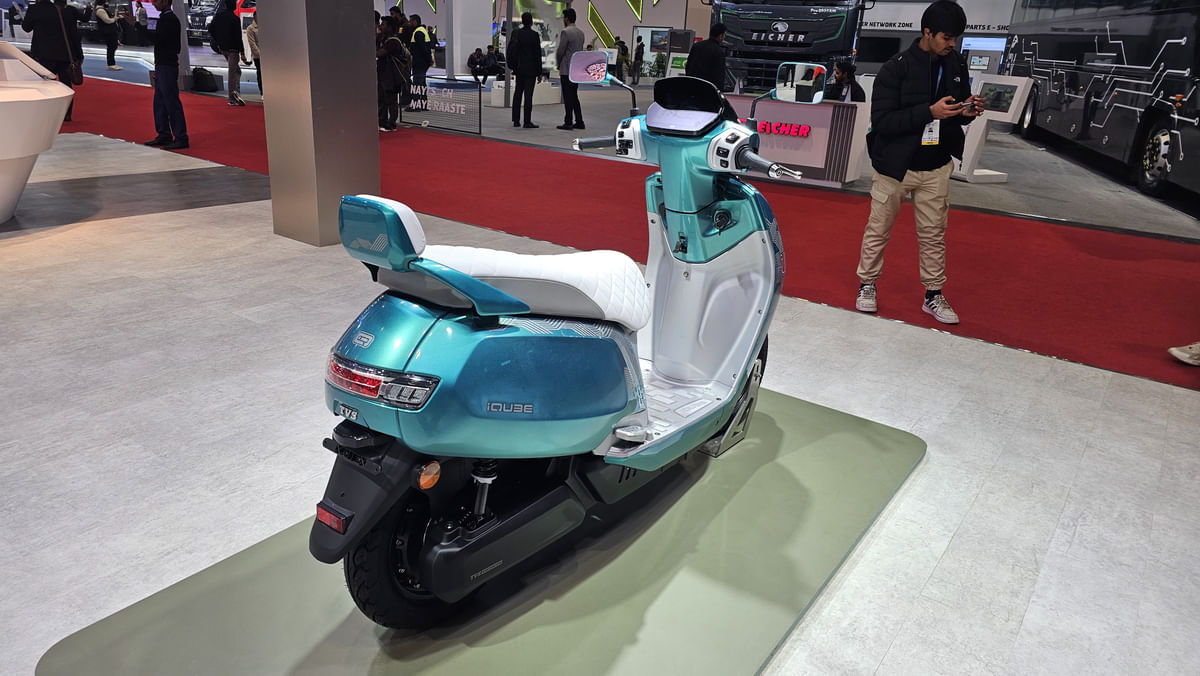 TVS iQube ST Concept Right Rear Three Quarter