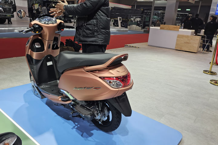TVS Jupiter 125 CNG Left Rear Three Quarter