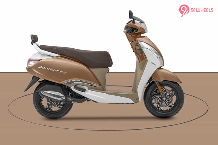 TVS Jupiter 125 Right Side View TVS Jupiter 125 Right Side View