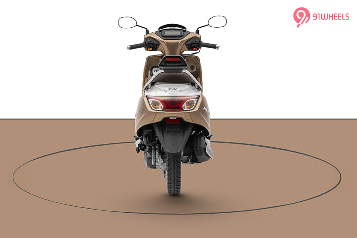 TVS Jupiter 125 Rear View