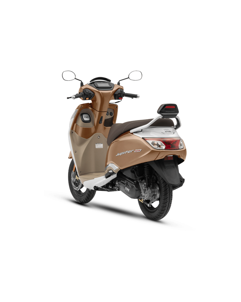 TVS Jupiter 125 Left Rear Three Quarter