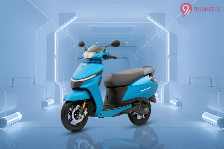 TVS Jupiter Left Front Three Quarter
