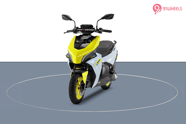 TVS NTorq 150 Left Front Three Quarter