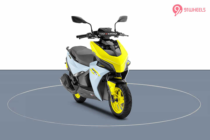 TVS NTorq 150 Right Front Three Quarter TVS NTorq 150 Right Front Three Quarter