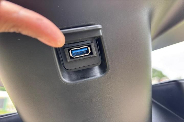 TVS Orbiter USB Charging Port
