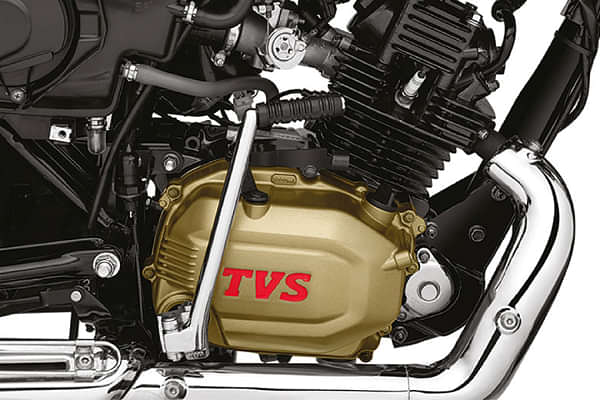 TVS Radeon Engine From Right
