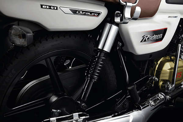 TVS Radeon Rear Suspension Spring Preload Setting