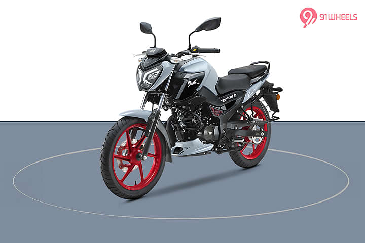TVS Raider 125 Left Front Three Quarter
