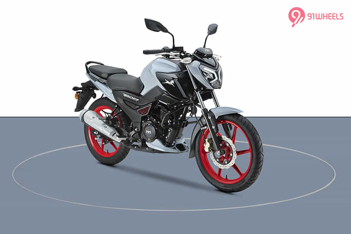 TVS Raider 125 Right Front Three Quarter TVS Raider 125 Right Front Three Quarter