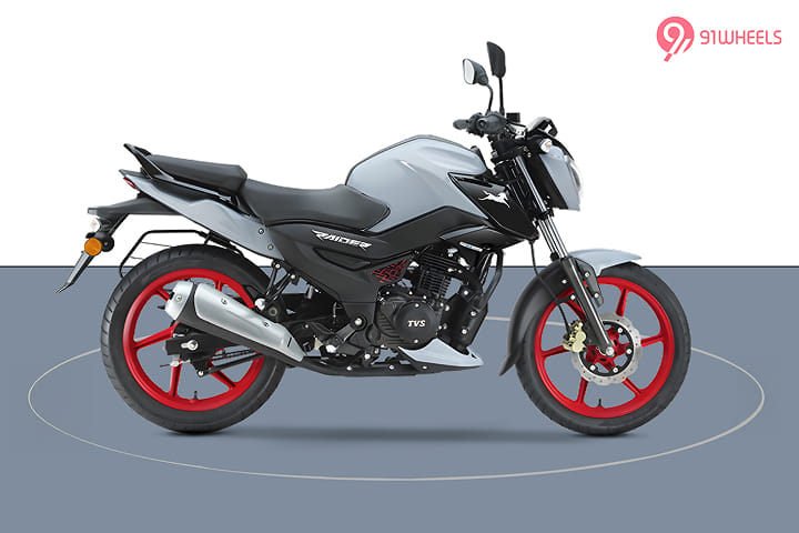 TVS Raider 125 Right Side View