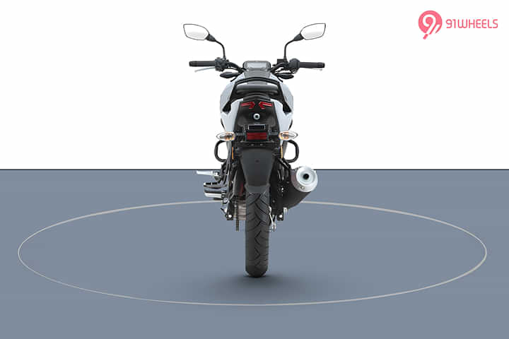 TVS Raider 125 Rear View TVS Raider 125 Rear View